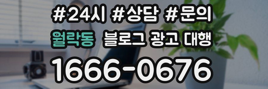 월락동 블로그 광고 대행