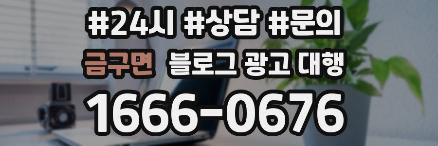 금구면 블로그 광고 대행