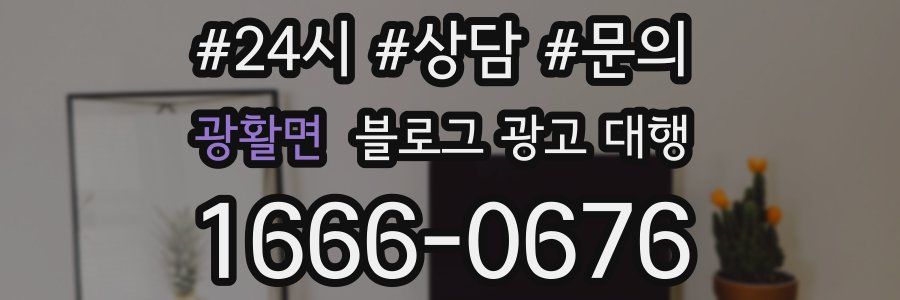 광활면 블로그 광고 대행