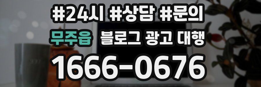 무주읍 블로그 광고 대행