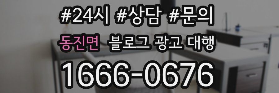 동진면 블로그 광고 대행