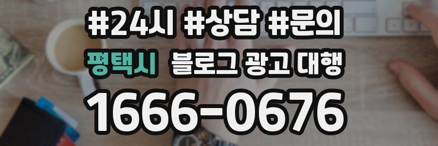 평택시 블로그 광고 대행
