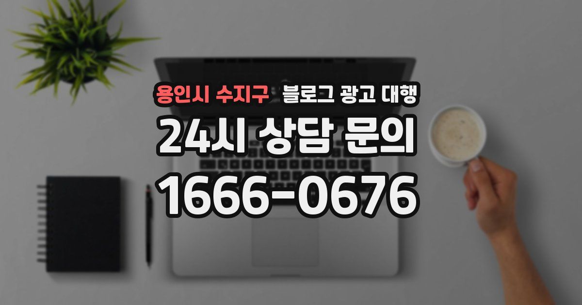 용인시 수지구 블로그 광고 대행