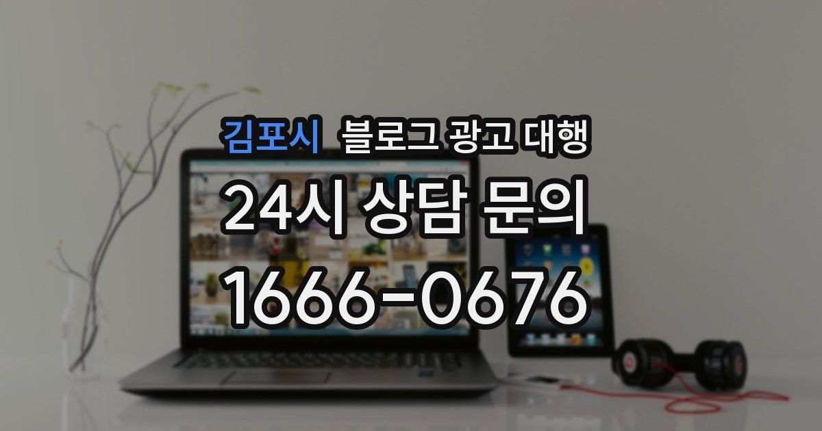 김포시 블로그 광고 대행