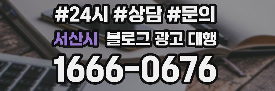 서산시 블로그 광고 대행
