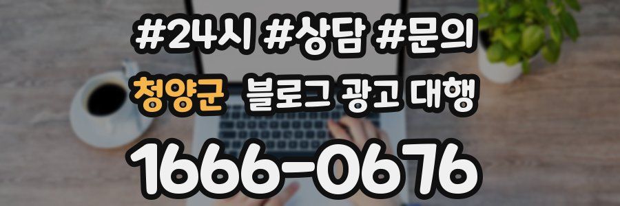 청양군 블로그 광고 대행
