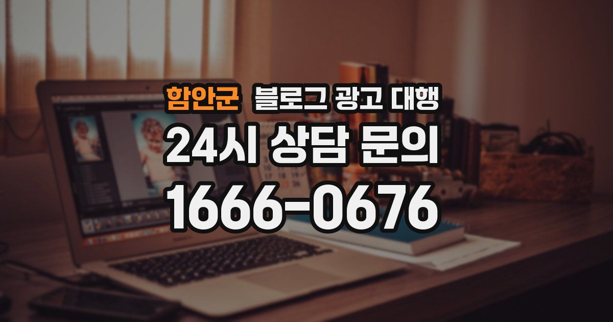 함안군 블로그 광고 대행