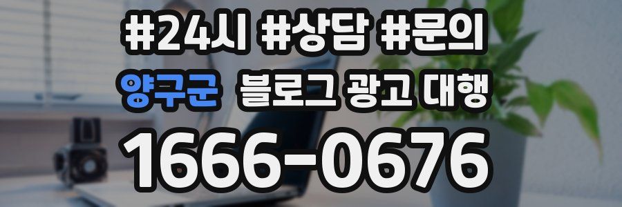 양구군 블로그 광고 대행