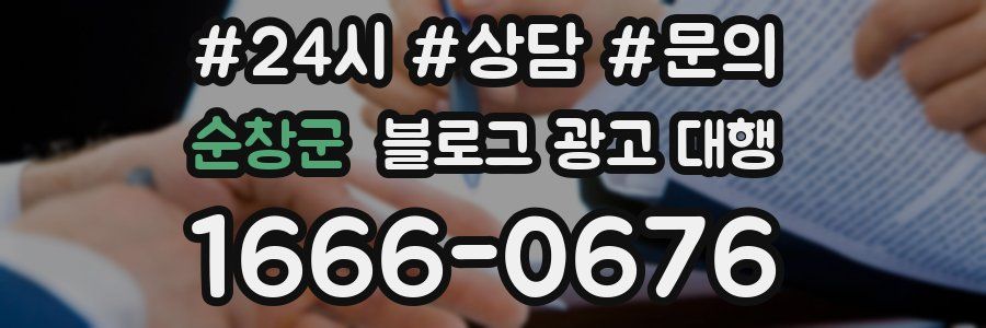 순창군 블로그 광고 대행