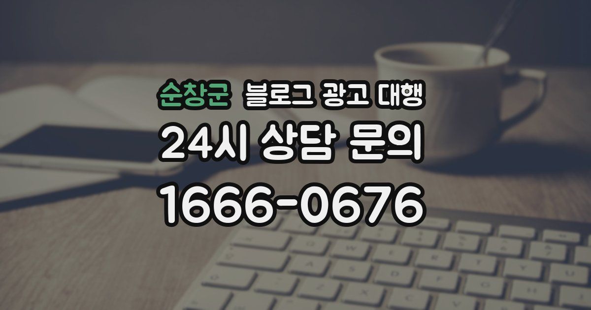 순창군 블로그 광고 대행