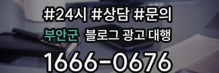 부안군 블로그 광고 대행