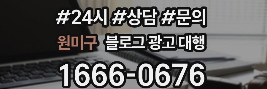 원미구 블로그 광고 대행