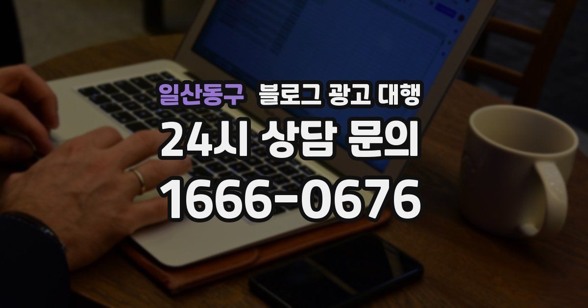 일산동구 블로그 광고 대행
