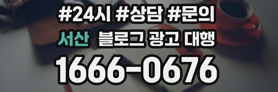 서산 블로그 광고 대행