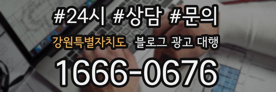 강원특별자치도 블로그 광고 대행