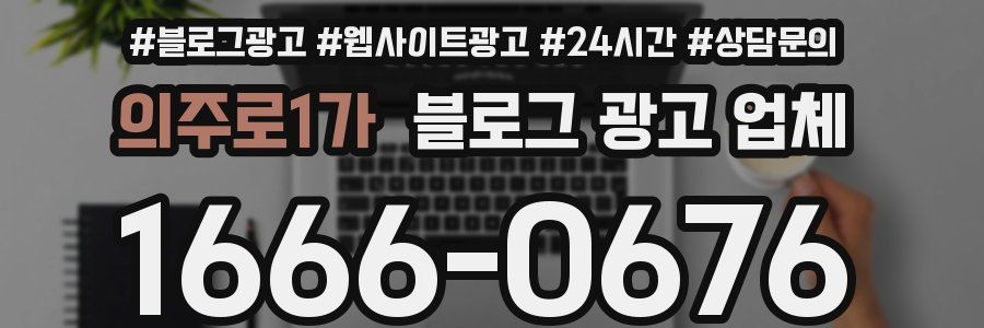 의주로1가 블로그 광고 업체