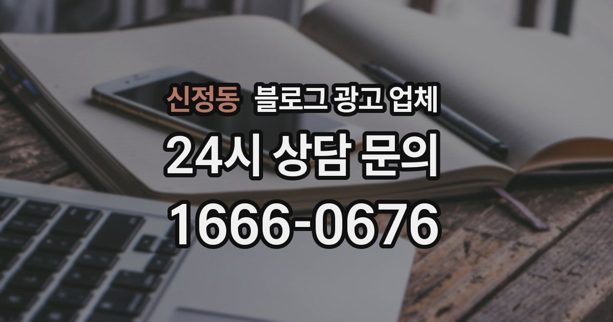 신정동 블로그 광고 업체