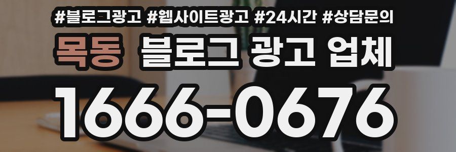 목동 블로그 광고 업체