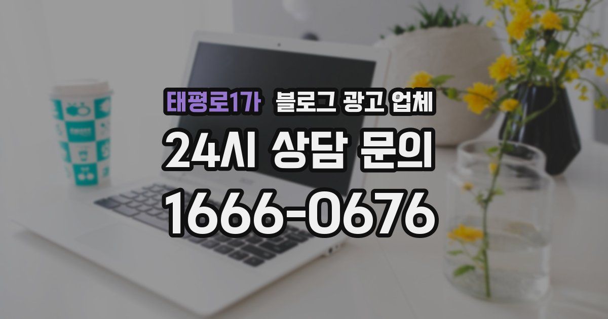 태평로1가 블로그 광고 업체