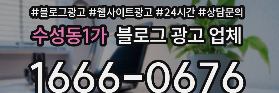 수성동1가 블로그 광고 업체
