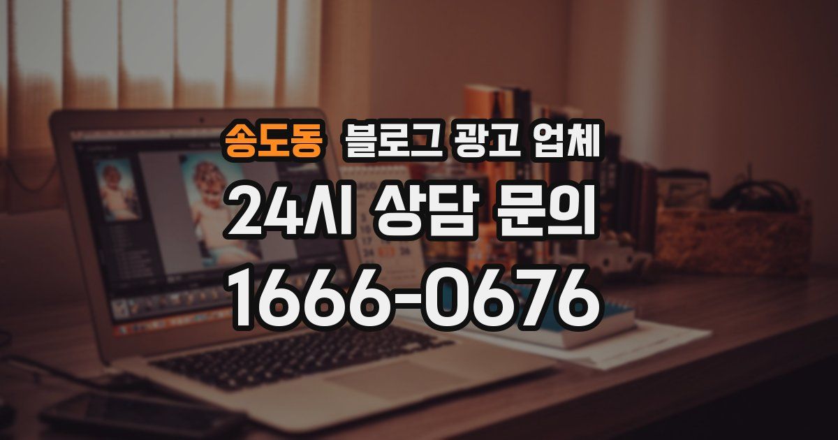 송도동 블로그 광고 업체