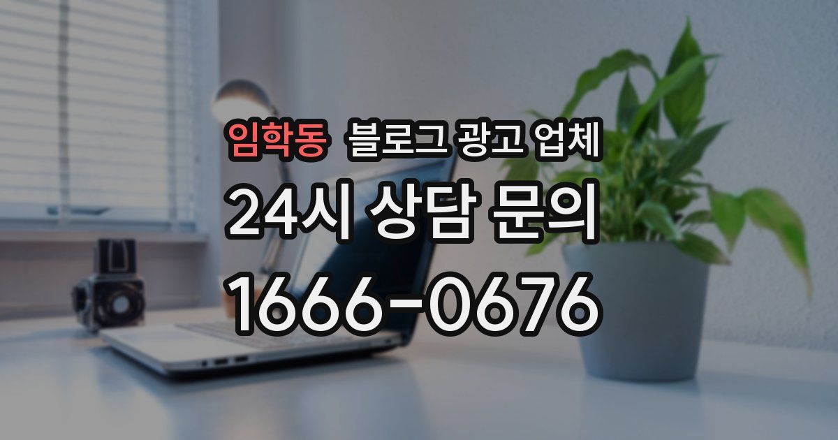 임학동 블로그 광고 업체