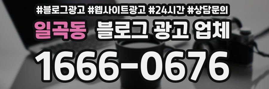 일곡동 블로그 광고 업체