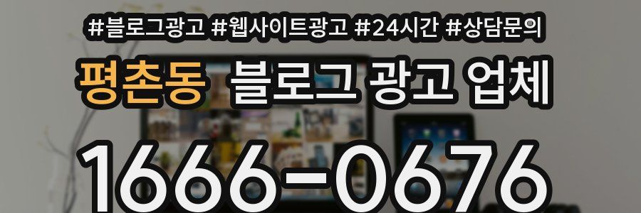 평촌동 블로그 광고 업체