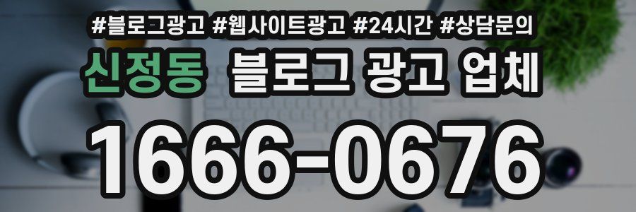 신정동 블로그 광고 업체