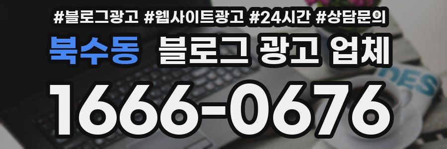 북수동 블로그 광고 업체