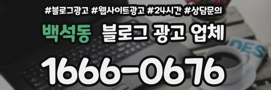 백석동 블로그 광고 업체