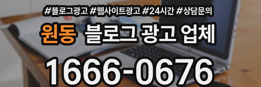 원동 블로그 광고 업체