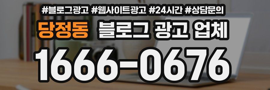 당정동 블로그 광고 업체