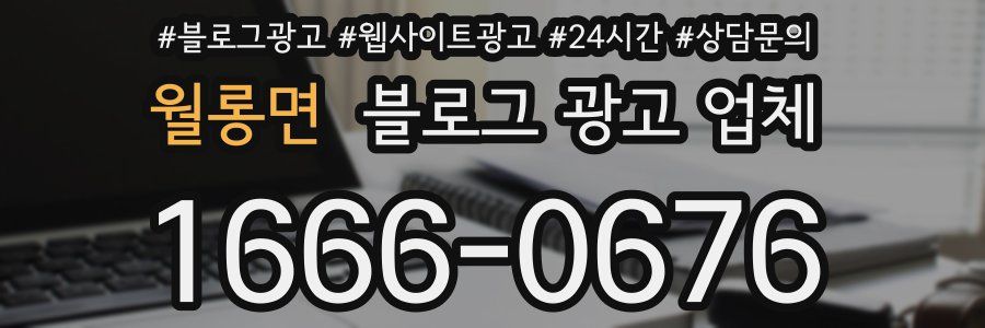 월롱면 블로그 광고 업체
