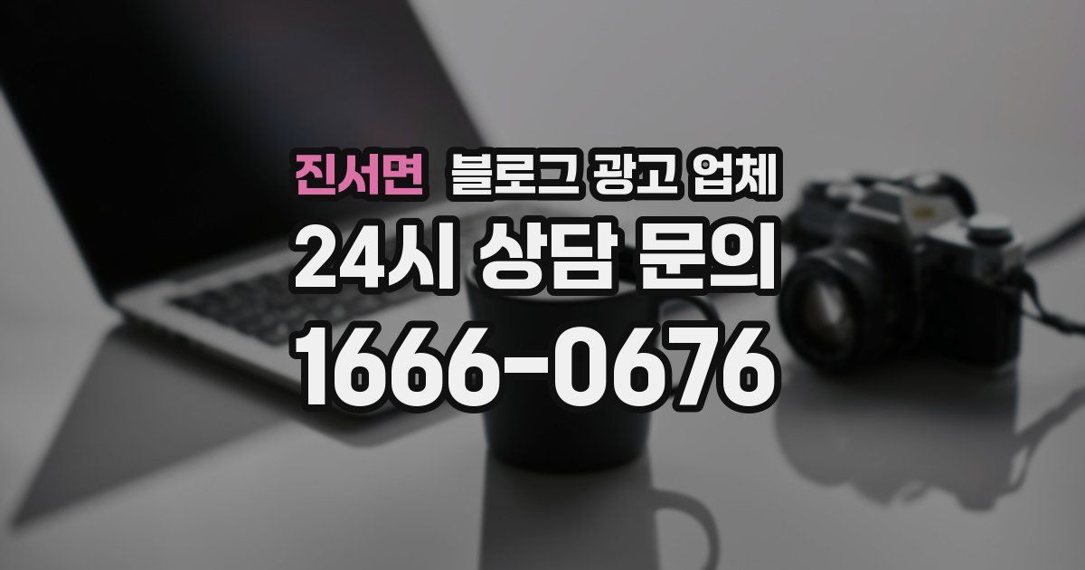 진서면 블로그 광고 업체