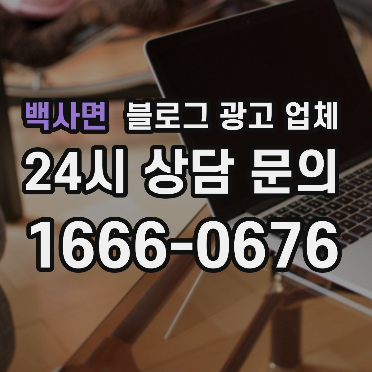 백사면 블로그 광고 업체