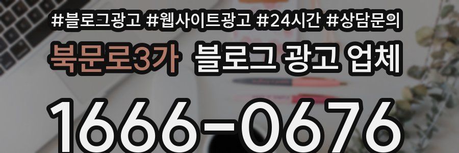 북문로3가 블로그 광고 업체