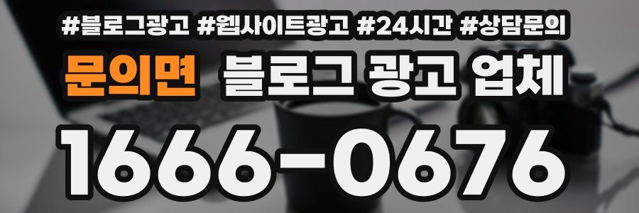문의면 블로그 광고 업체