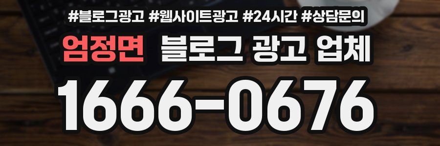 엄정면 블로그 광고 업체