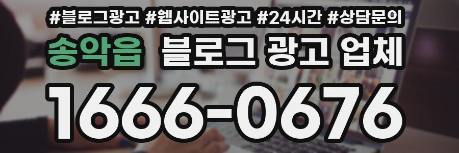 송악읍 블로그 광고 업체