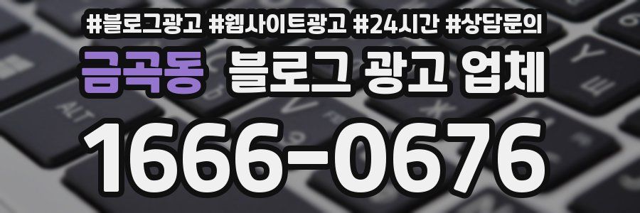 금곡동 블로그 광고 업체