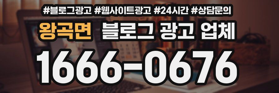 왕곡면 블로그 광고 업체