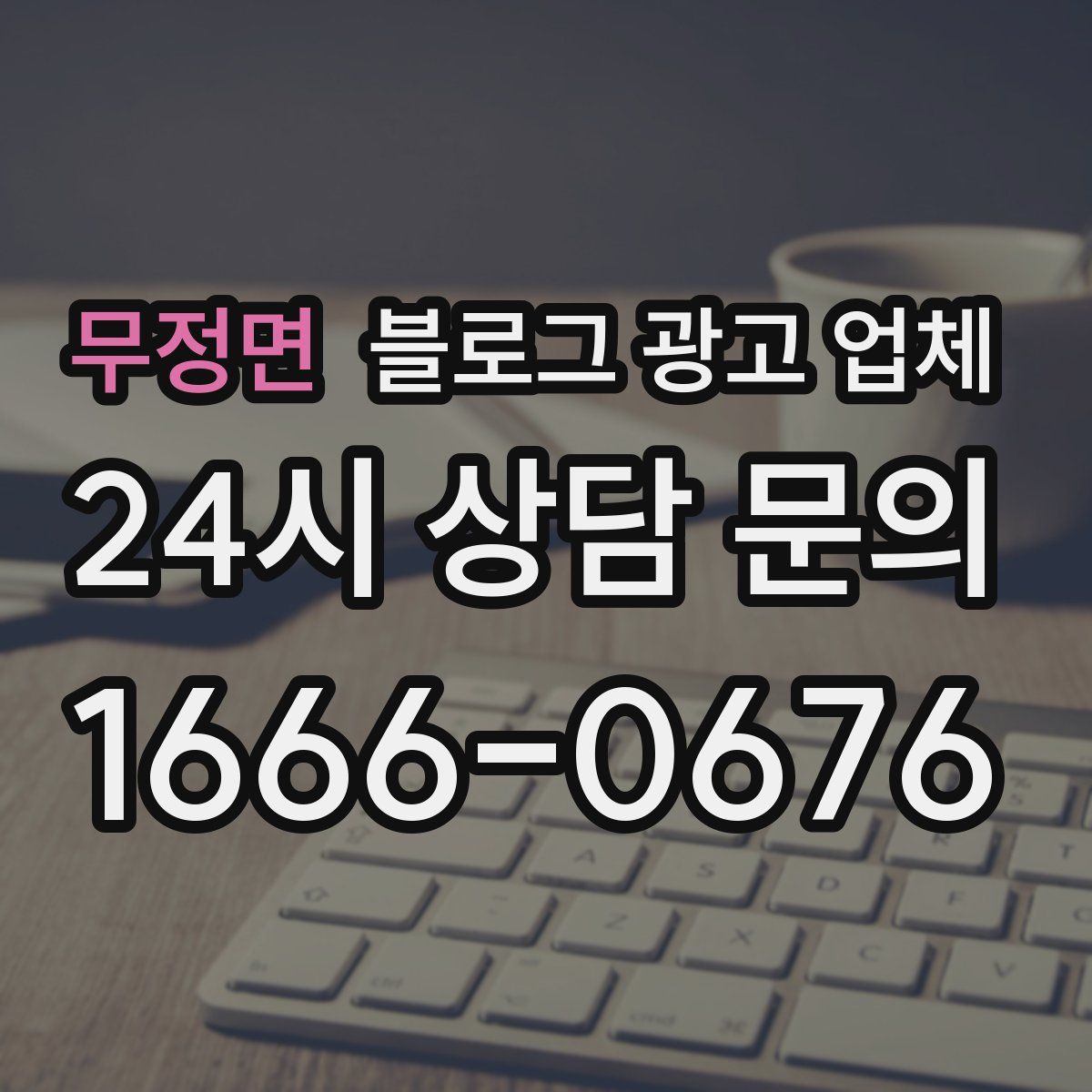 무정면 블로그 광고 업체