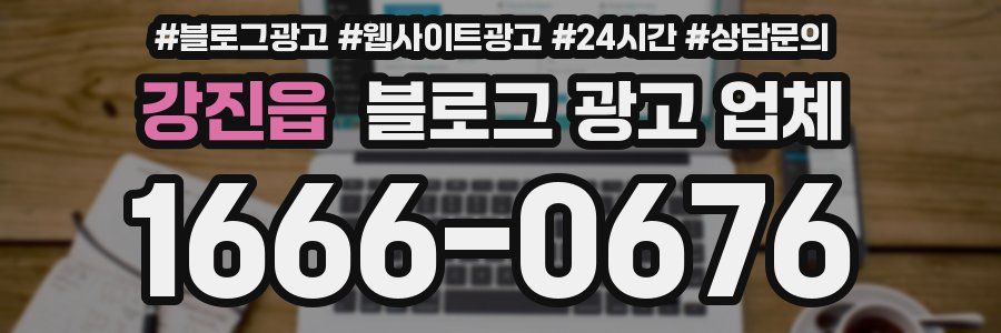 강진읍 블로그 광고 업체