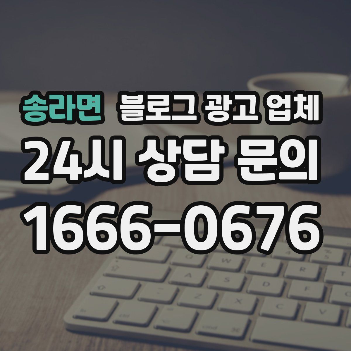 송라면 블로그 광고 업체