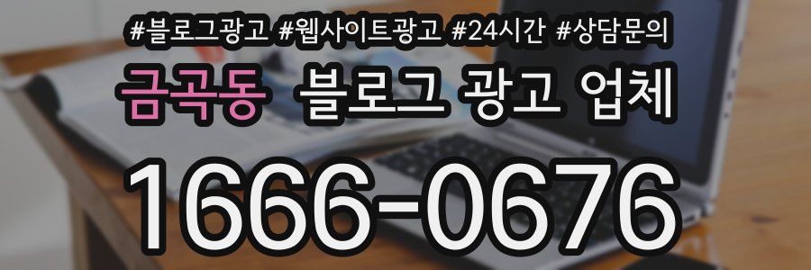금곡동 블로그 광고 업체