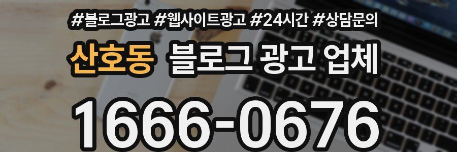 산호동 블로그 광고 업체