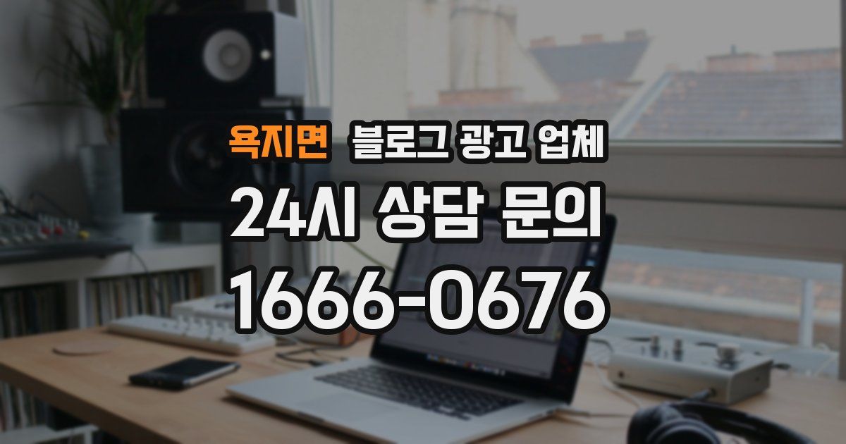 욕지면 블로그 광고 업체