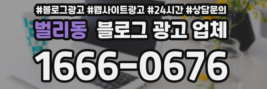 벌리동 블로그 광고 업체