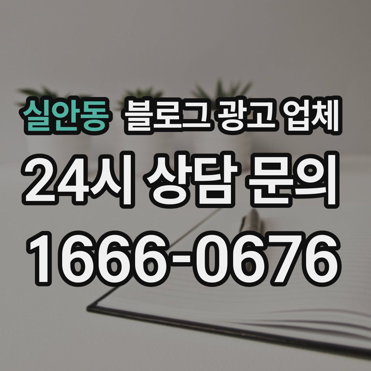 실안동 블로그 광고 업체